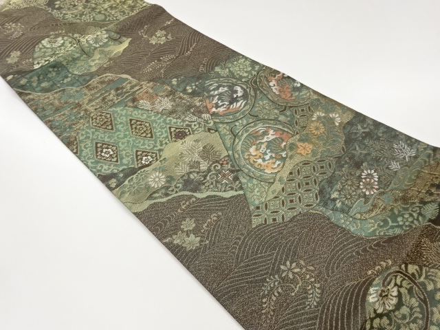 JAPANESE FUKURO OBI / WOVEN MICHINAGADORI